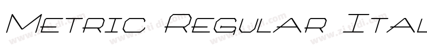 Metric Regular Itali字体转换